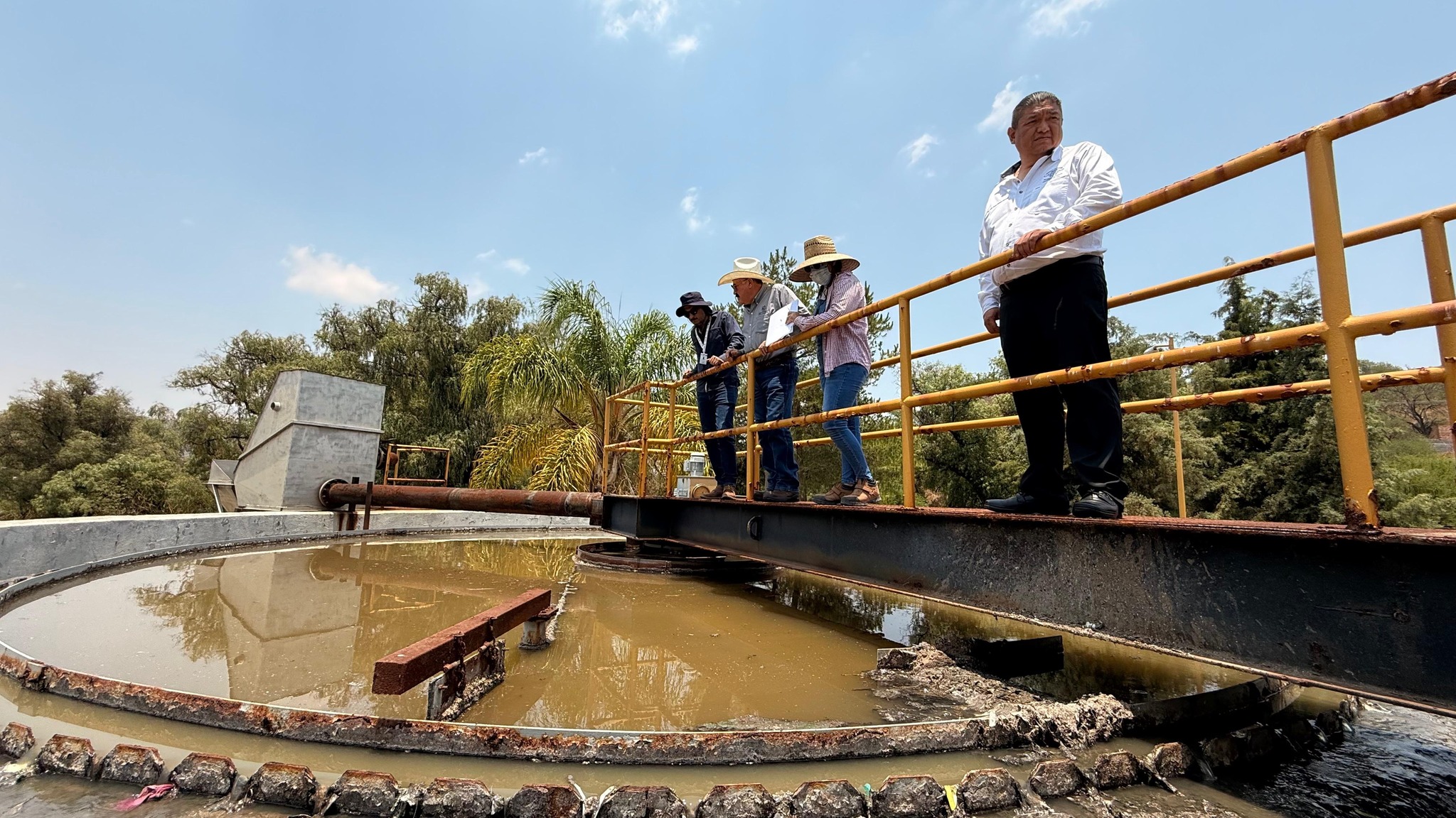 Visita a la Planta Tratadora de Aguas Residuales