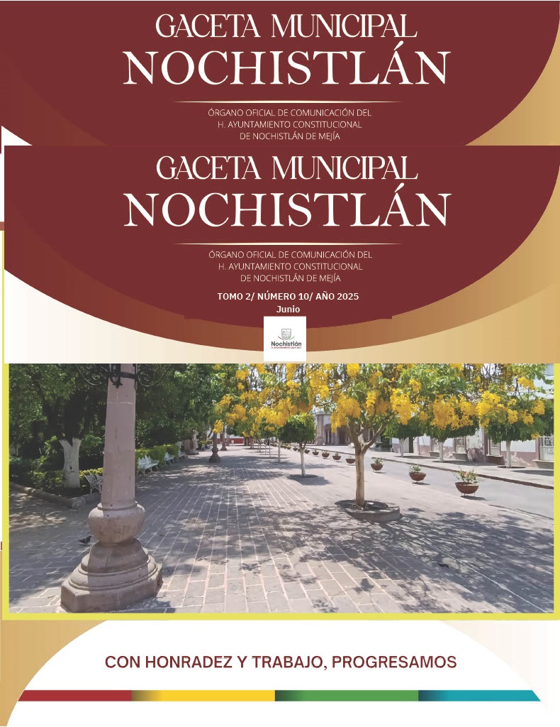 Gaceta Municipal, No 10, Junio 2025