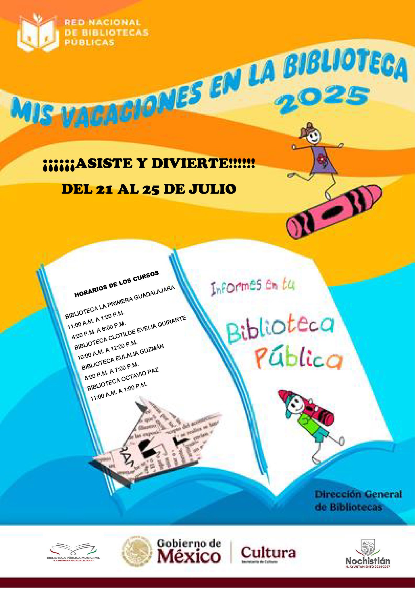 Vacaciones de verano en la Biblioteca 2025