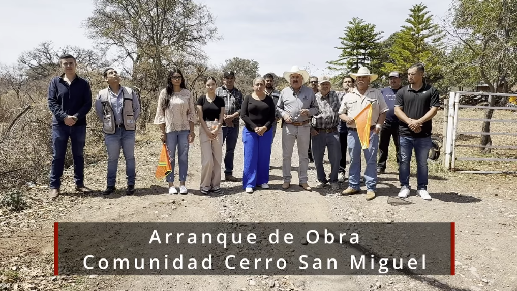 Inicia rehabilitación de carretera al Cerro de San Miguel