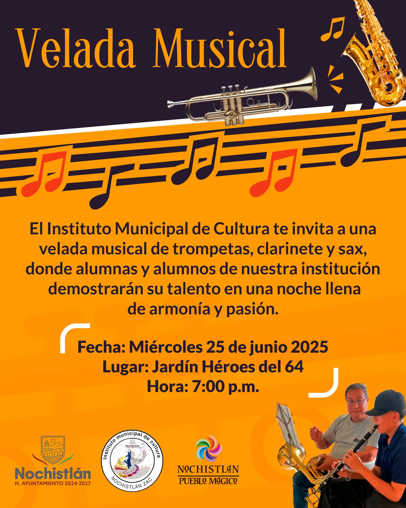 Velada Musical en Jardín Héroes del 64