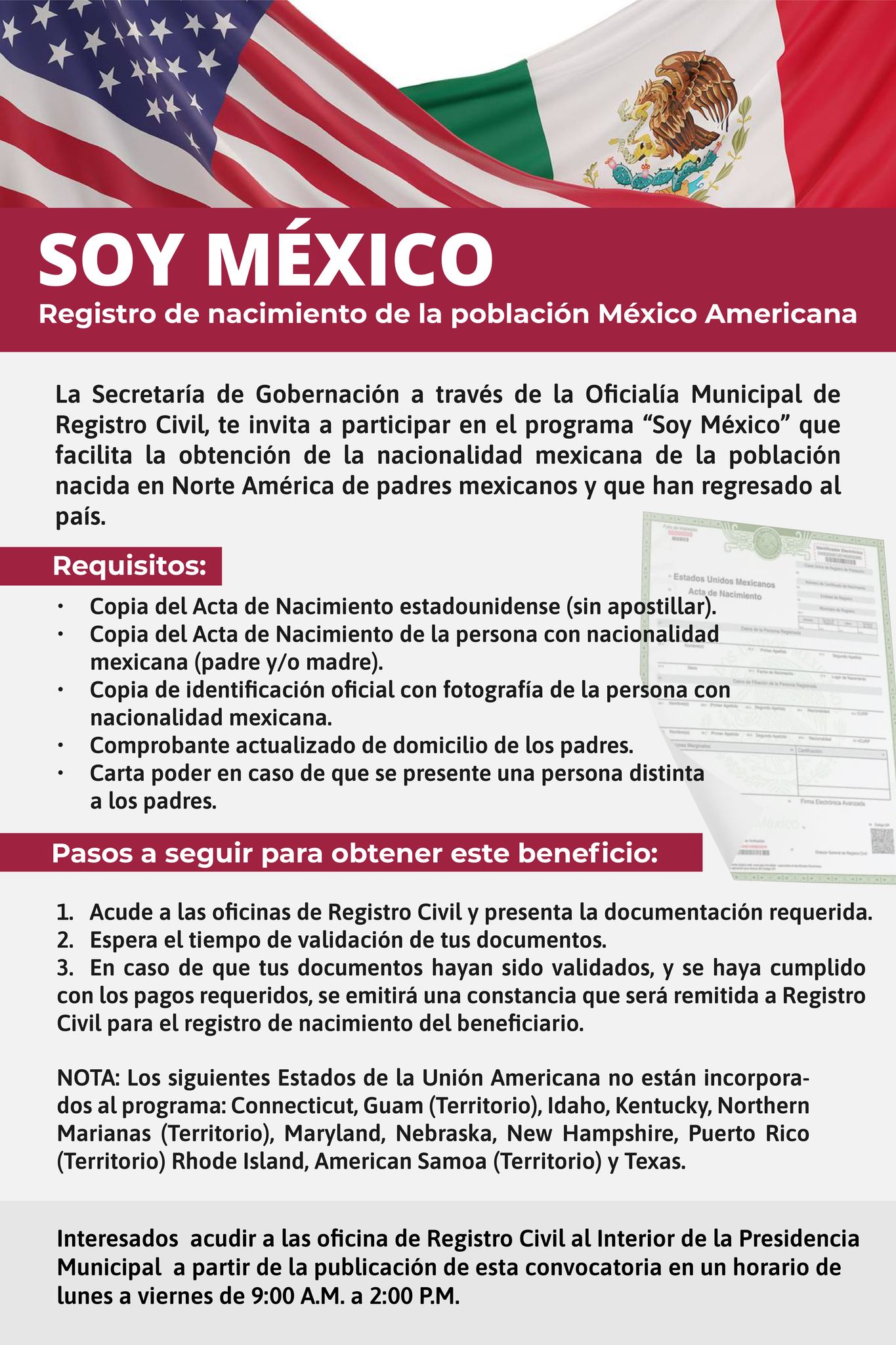 ¡Obtén la Nacionalidad Mexicana!