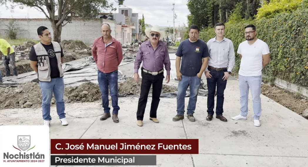 Supervisión de obra en la calle Rafael Cervantes