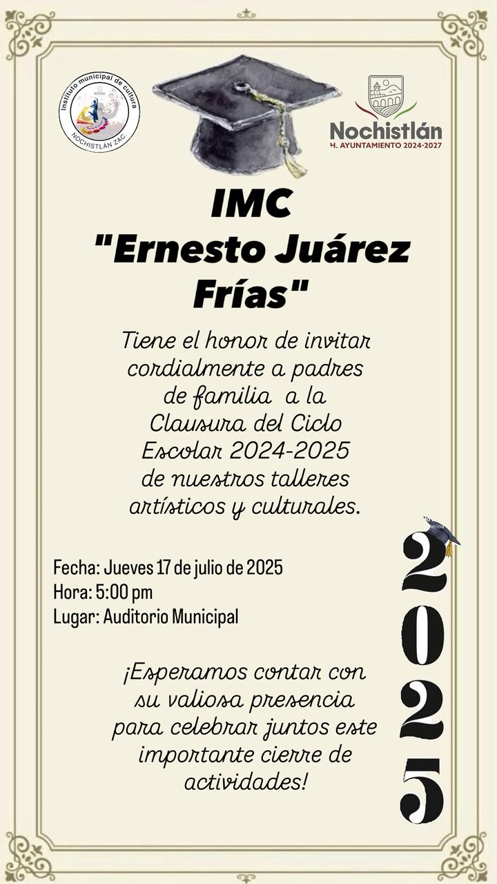 Clausura de talleres del Instituto de Cultura