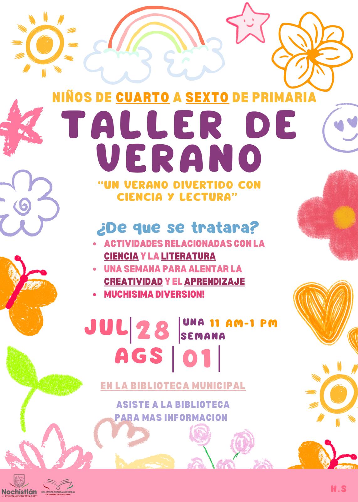 Taller de verano «Ciencia y literatura»