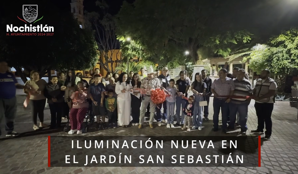 Iluminación nueva en el Jardín de San Sebas