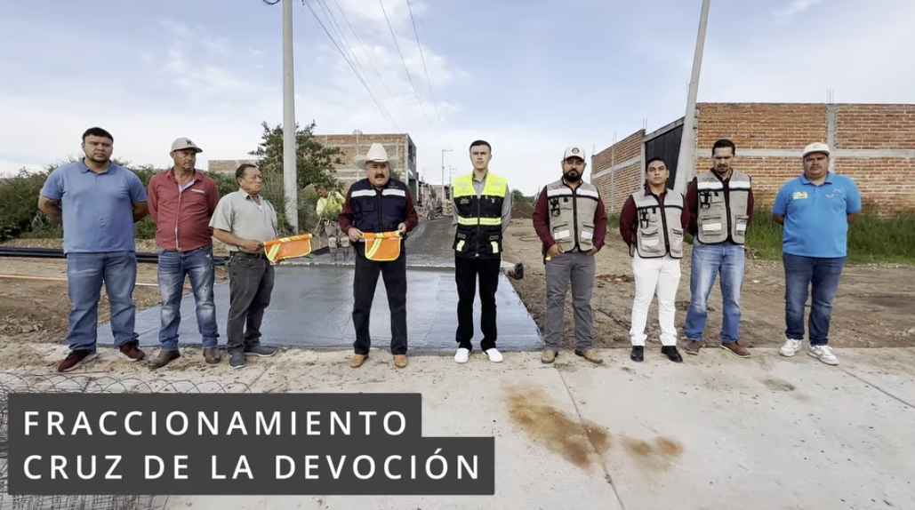 Pavimentación de la calle Río Lerma