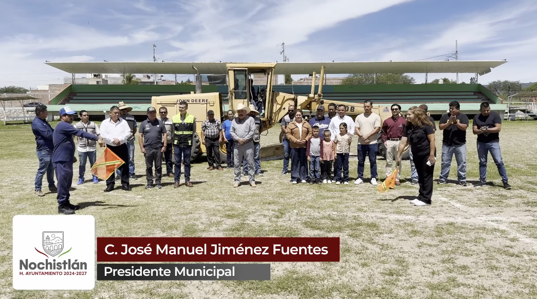 Iniciamos con la colocación de sintético en «El Giro»