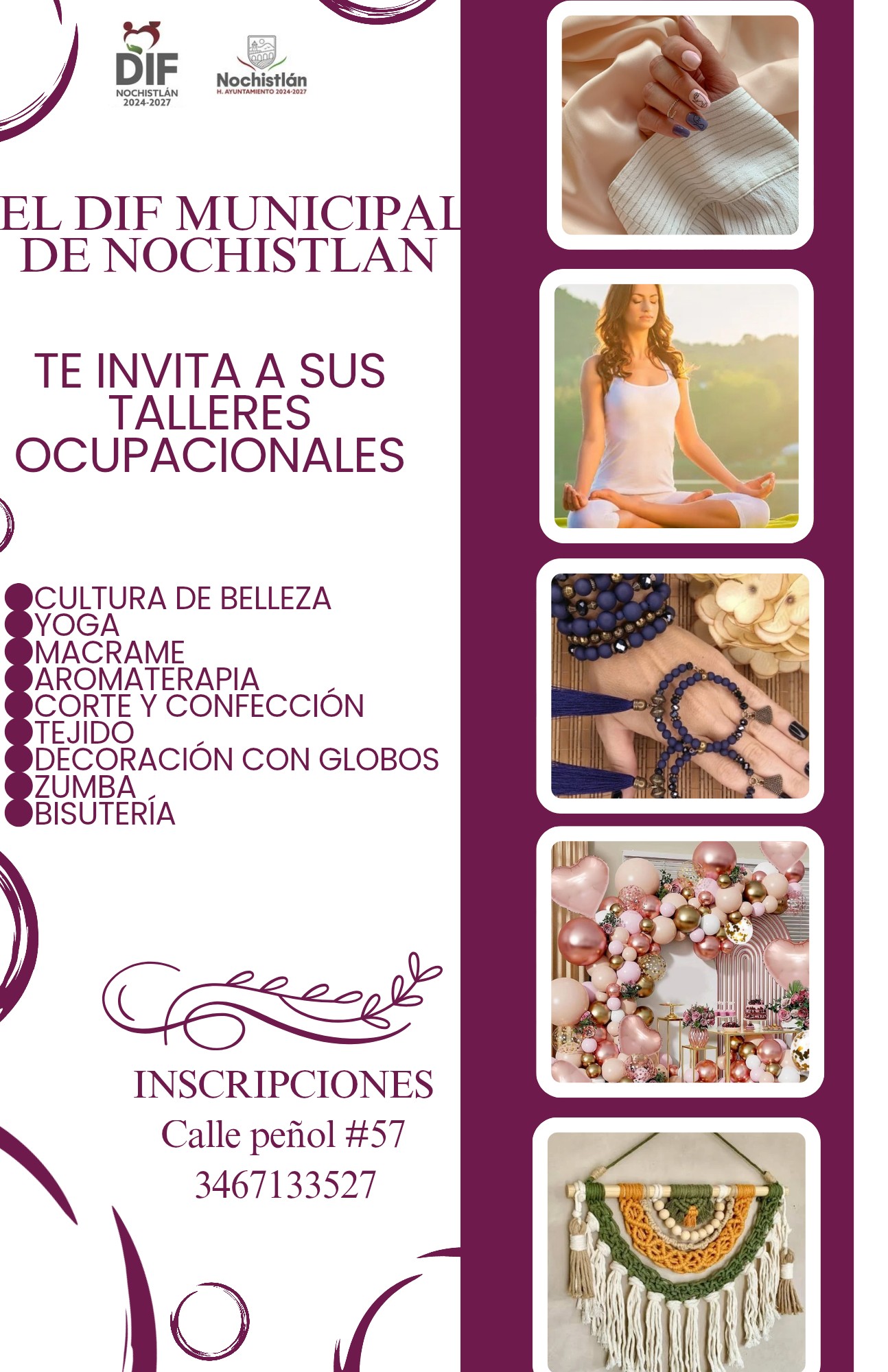 Talleres ocupacionales en el DIF