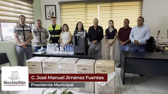 Entrega de concentradores de oxígeno al DIF Municipal