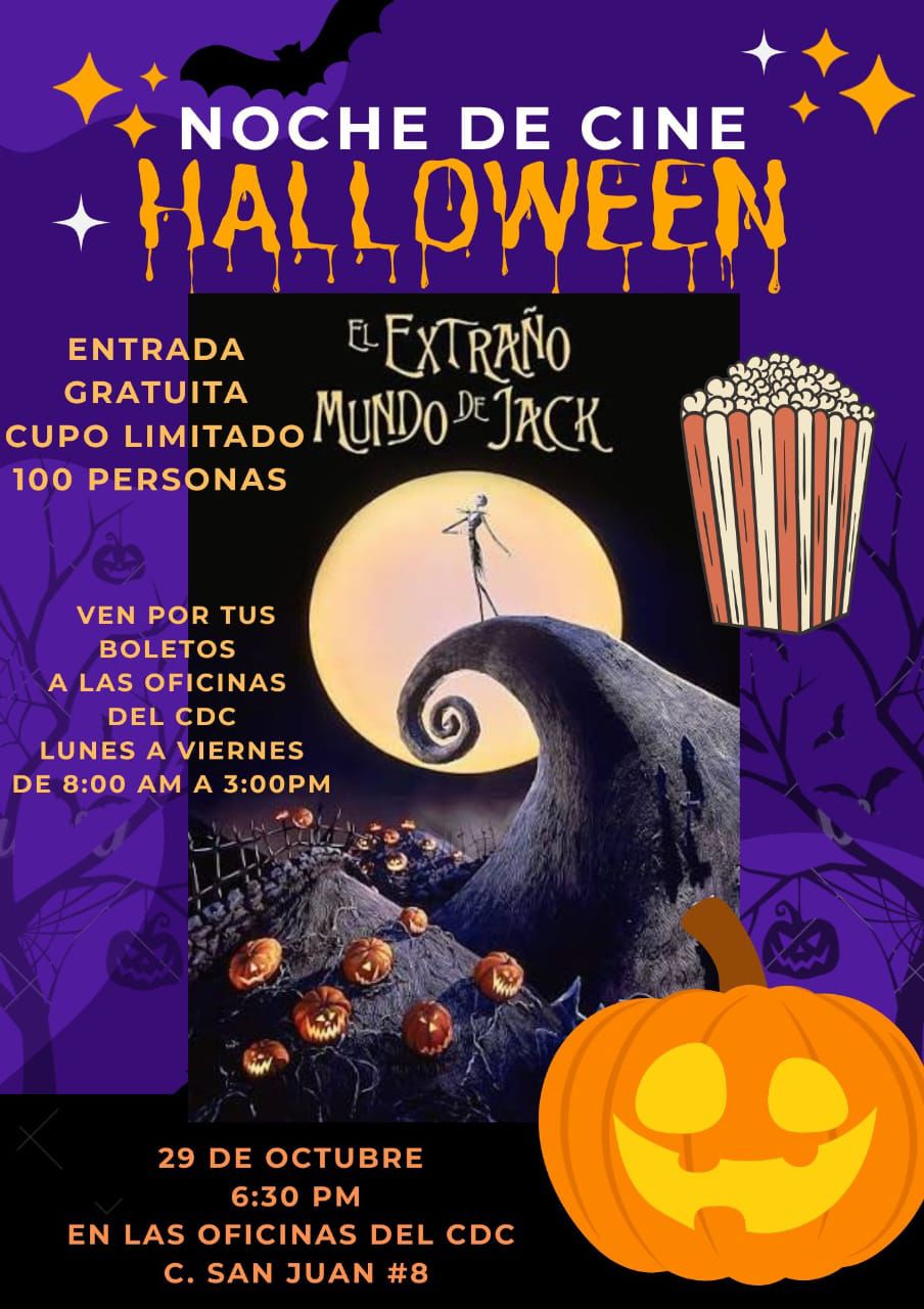 Cine Halloween en el CDC