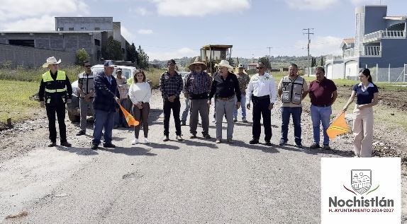 Arranque de obra en la salida de Tlachichila