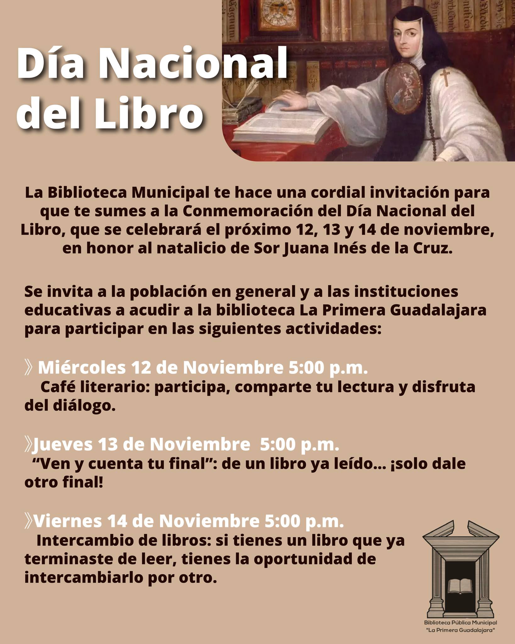 Celebremos juntos el Día Nacional del Libro
