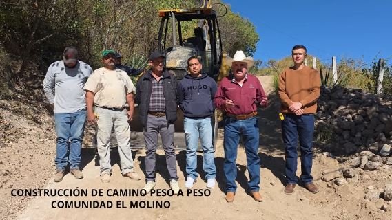 Iniciamos construcción del camino al Calvario