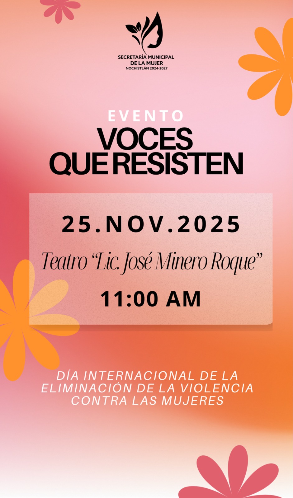 Foro “Voces que Resisten”