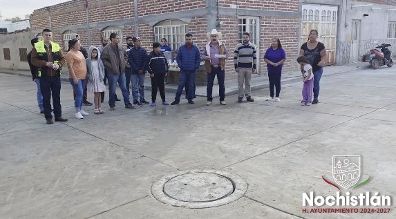 Inauguración de obra en la Calle Elizabeth Del Real