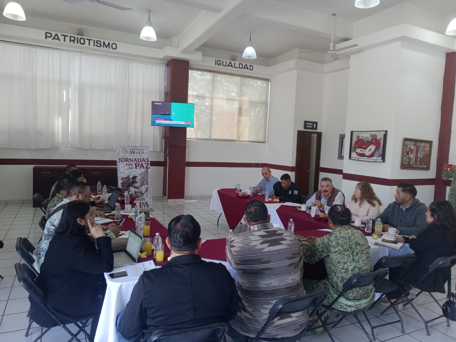 Reunión de seguridad «Jornadas por las Paz»