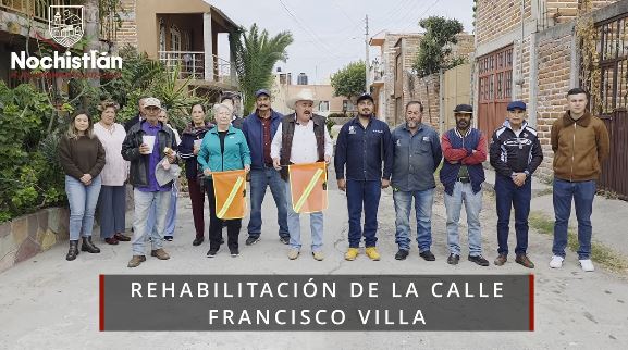 Rehabilitación de calle Francisco Villa