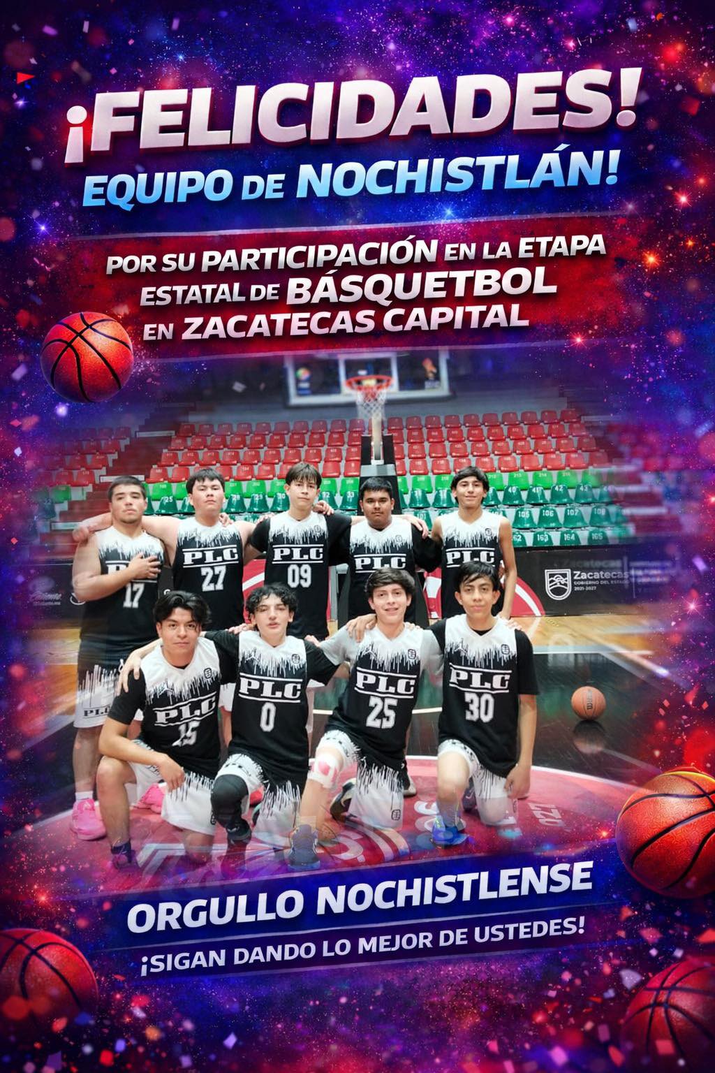 Equipo de basquetbol orgullo nochistlense