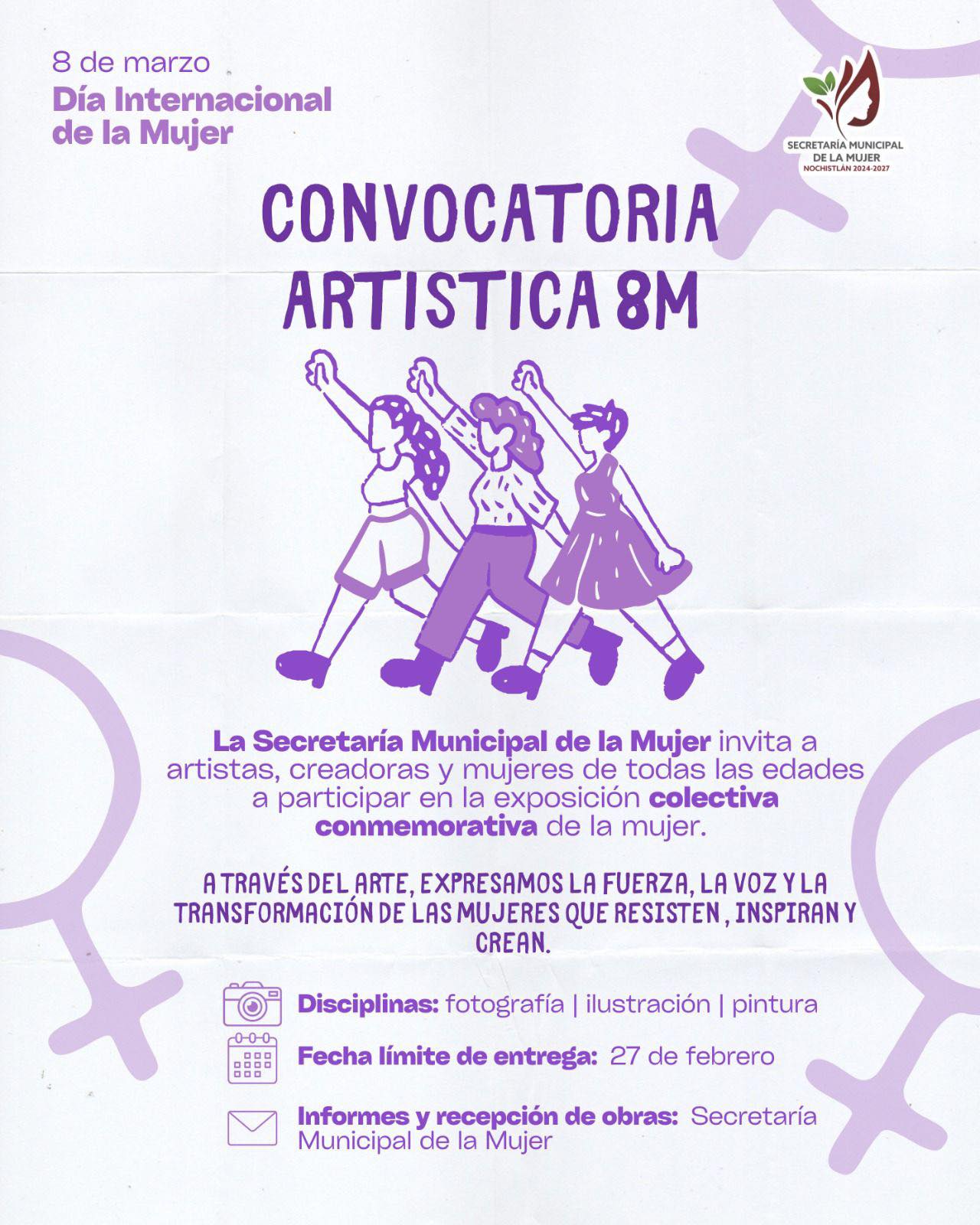 Convocatoria Artística 8M