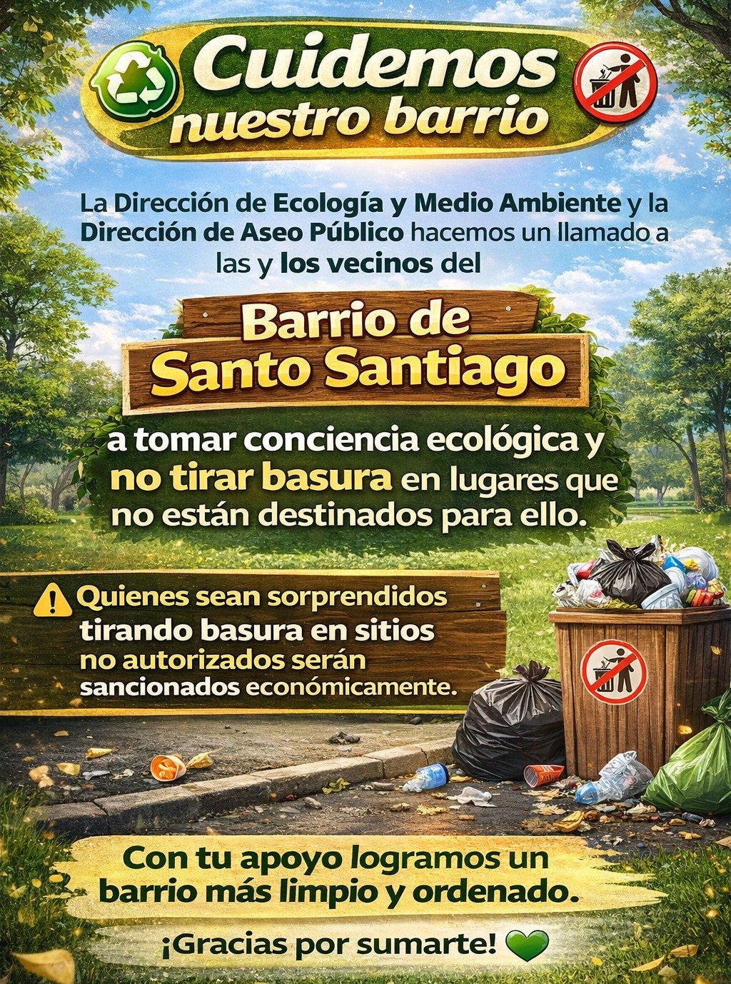 Cuidemos el barrio Santo Santiago