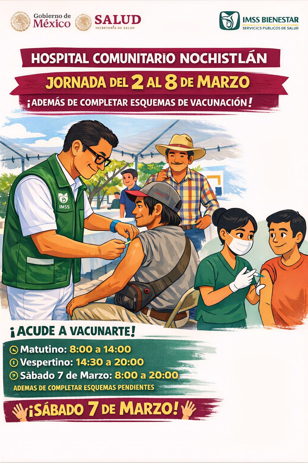 Jornada de Vacunación en Marzo