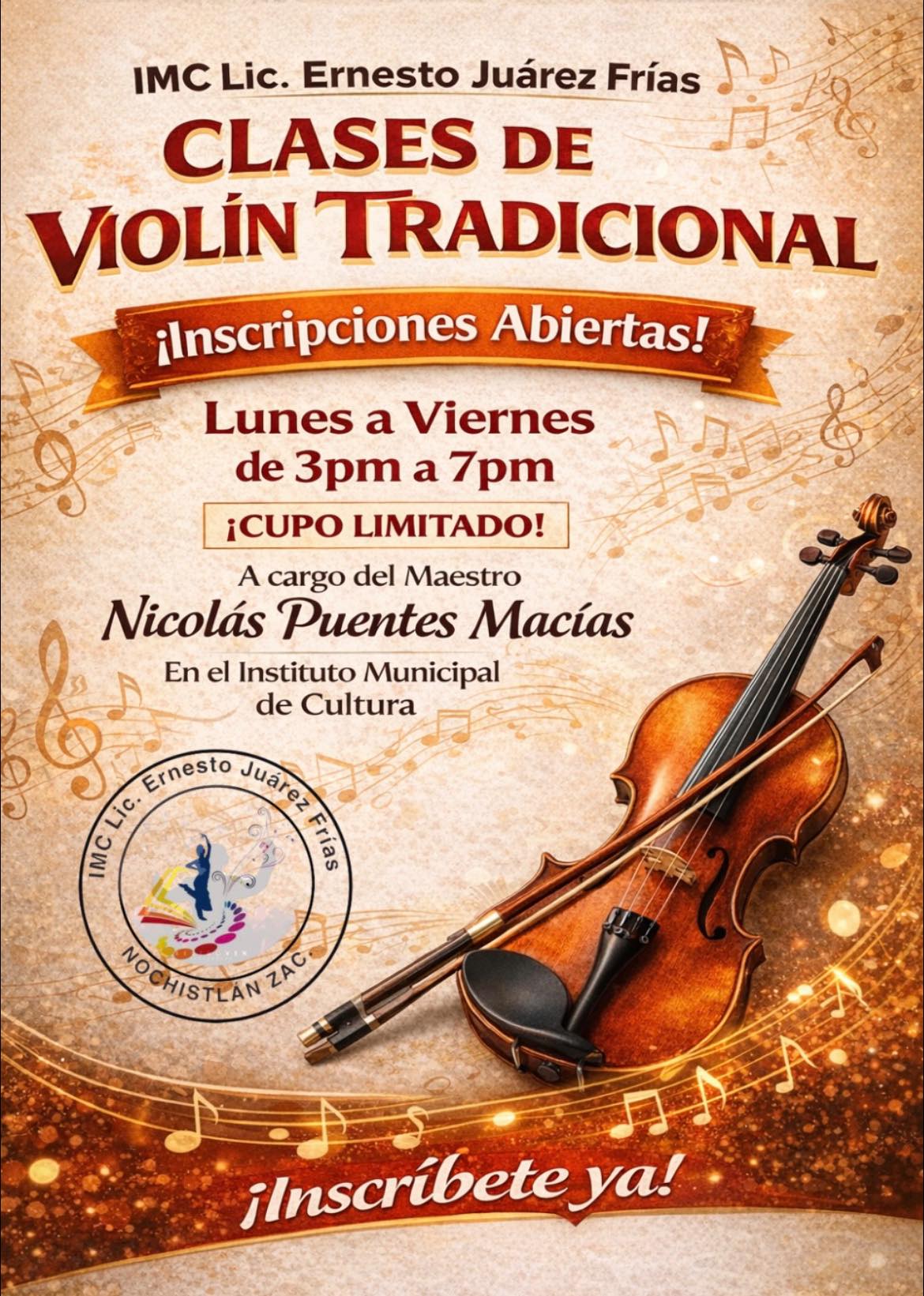 Clases de violín tradicional