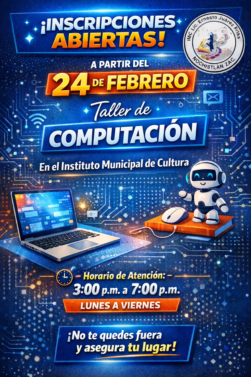 Taller de Computación en Casa de Cultura