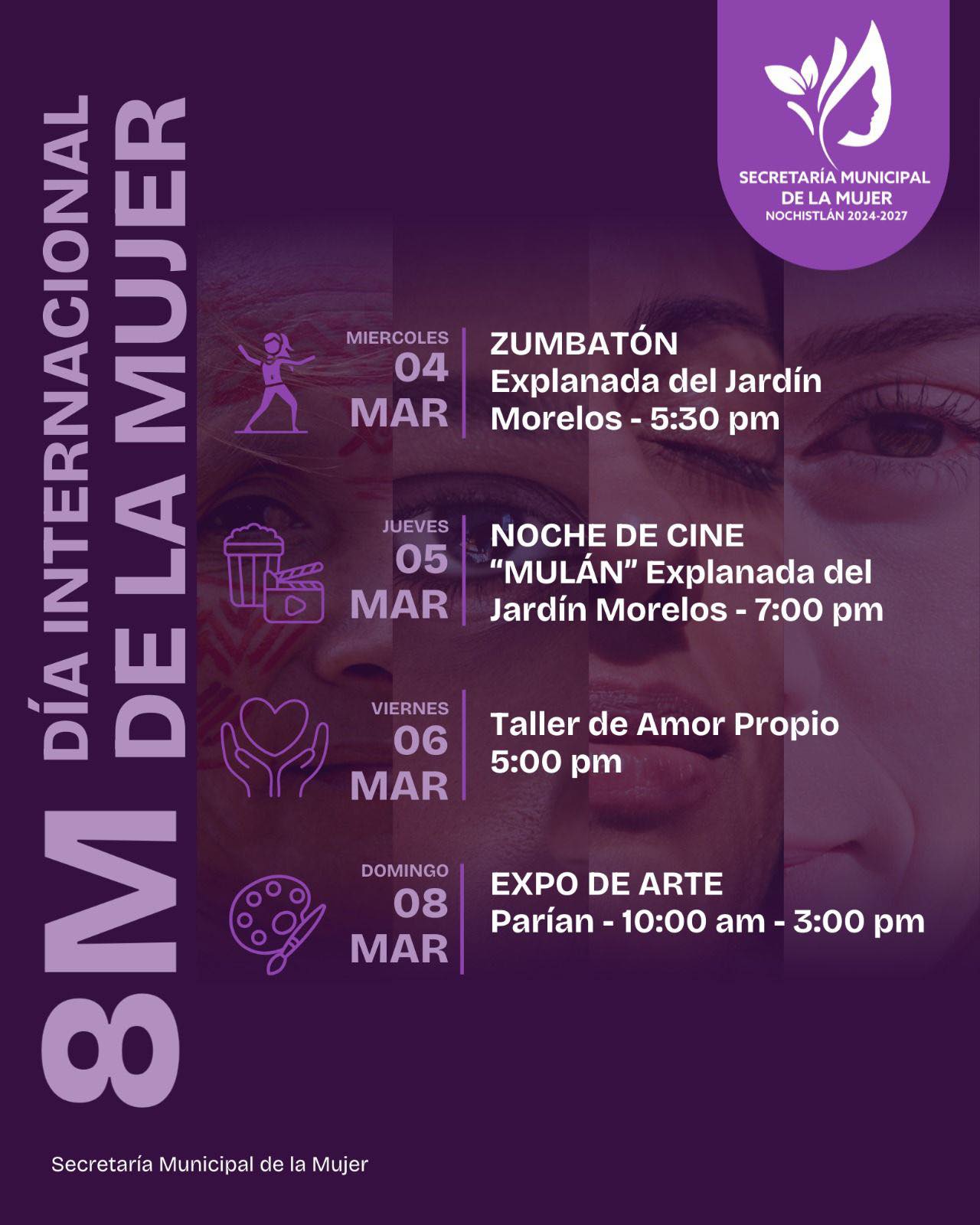 Se acerca el 8M en Nochistlán