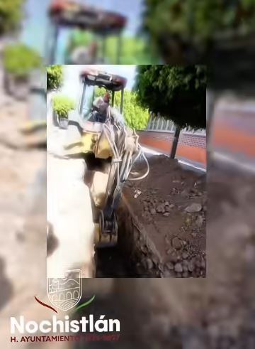 Obras y Servicios Públicos trabaja en beneficio de Nochistlán
