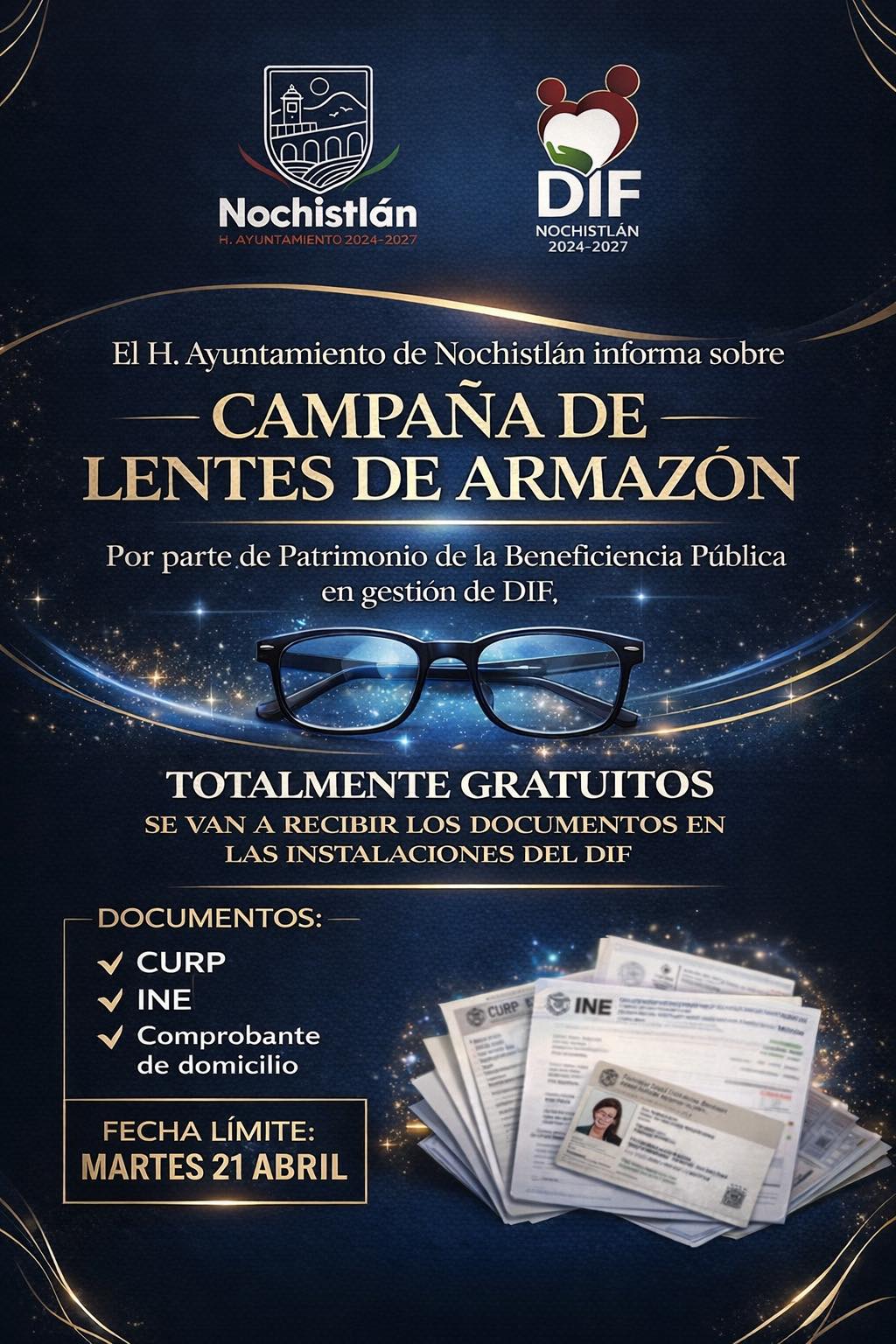 Campaña de lentes de armazón