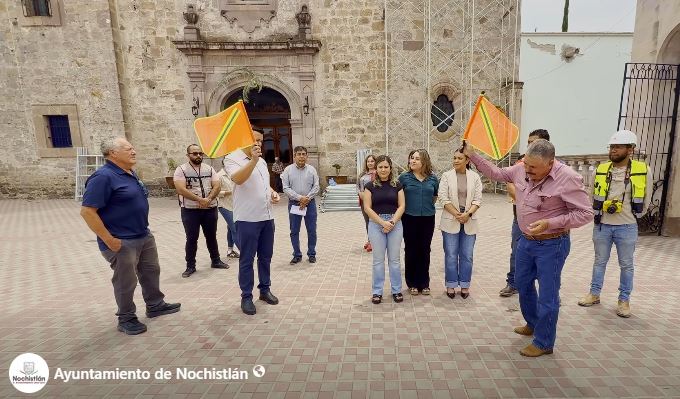 Iniciamos la restauración de la fachada de la Parroquia
