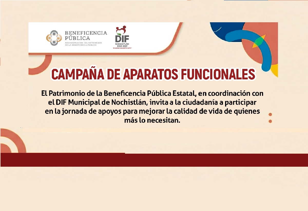 Convocatoria para apoyo de aparato funcional gratuito