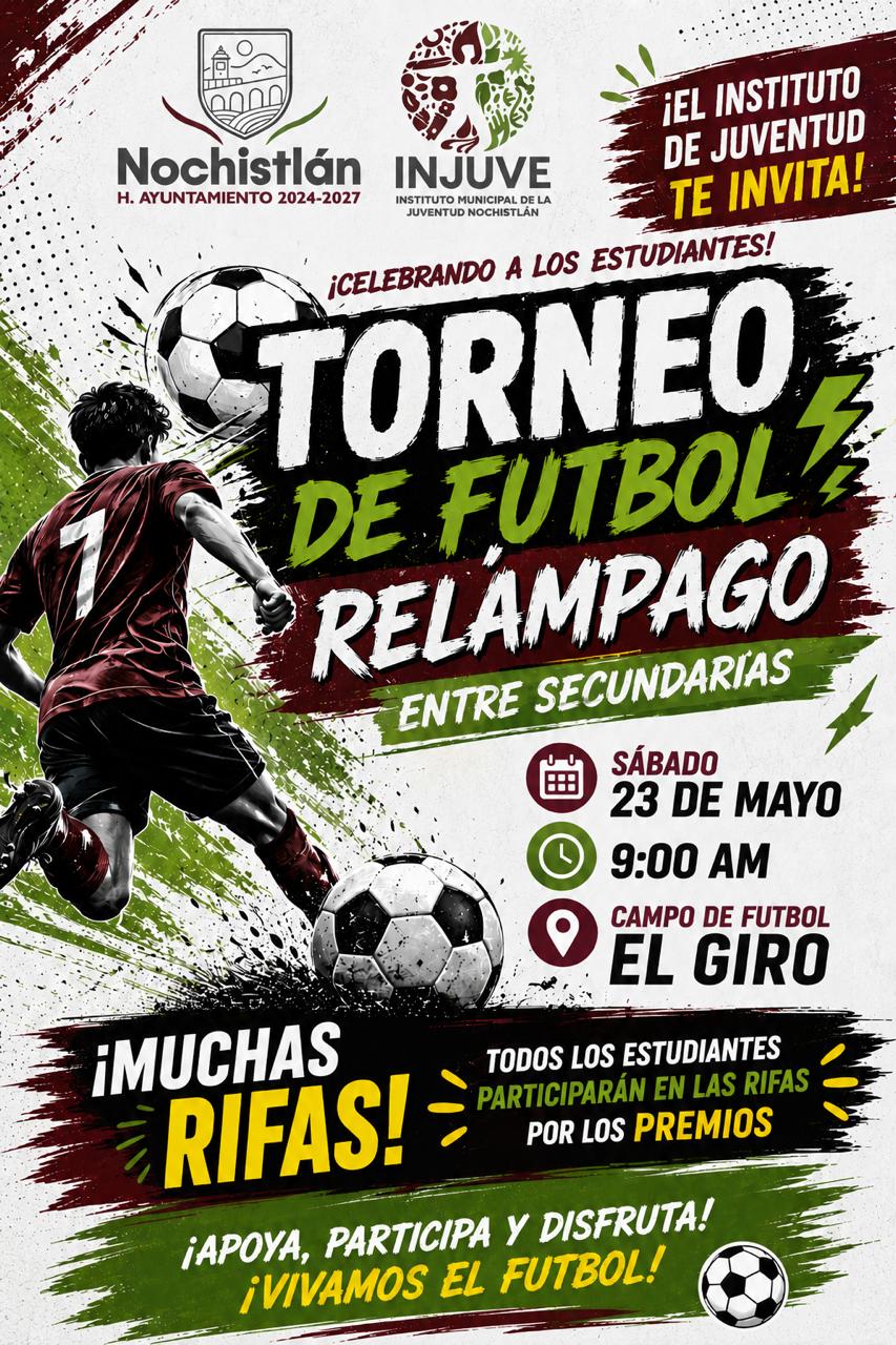 ¡Estudiantes de Nochistlán, este festejo es para ustedes!