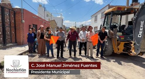 Iniciamos la rehabilitación de calle Panfilo Natera