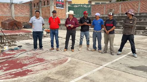 Impulsando el deporte con cancha de usos múltiples