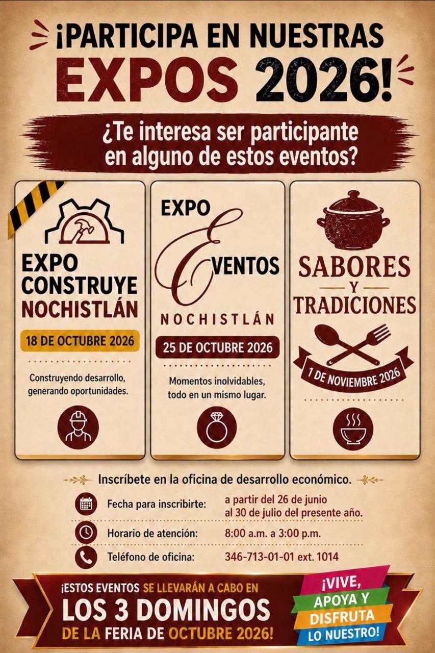 Expos 2026 en las Fiestas de Octubre 2026