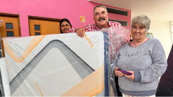 Colchones para fortalecer hogares nochistlenese
