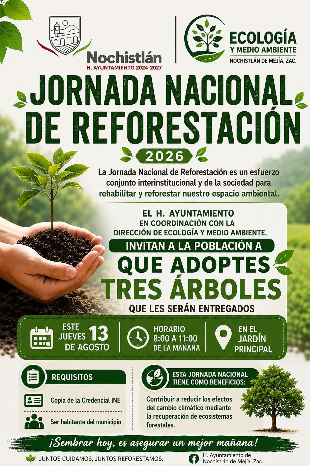 Jornada Nacional de Reforestación 2026