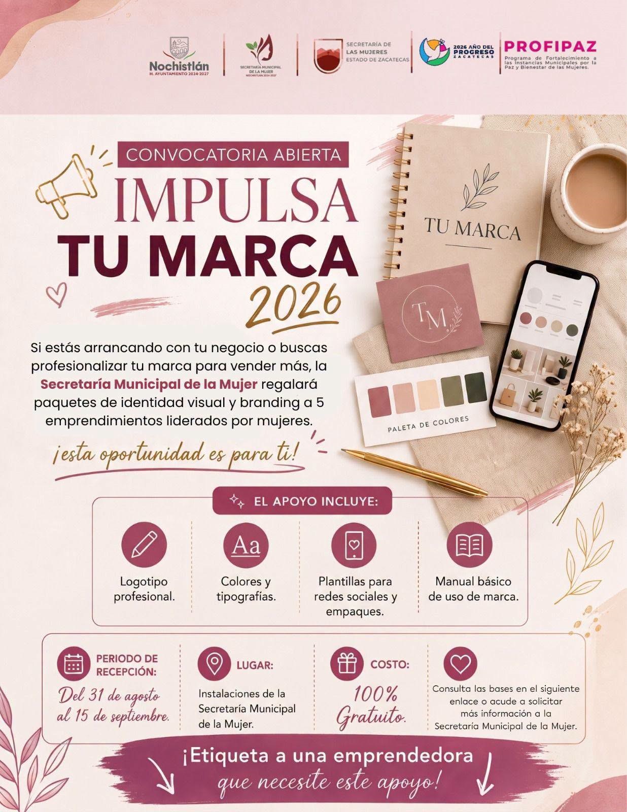 Emprendedoras impulsen su marca