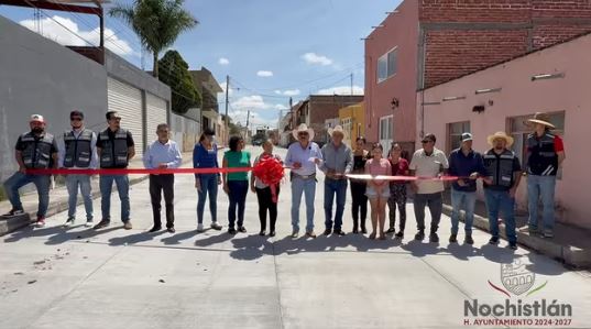 Entrega de calle Pánfilo Natera rehabilitada