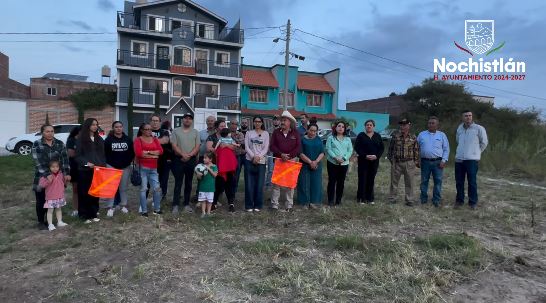 Arranca construcción de cancha en Los Tepetates