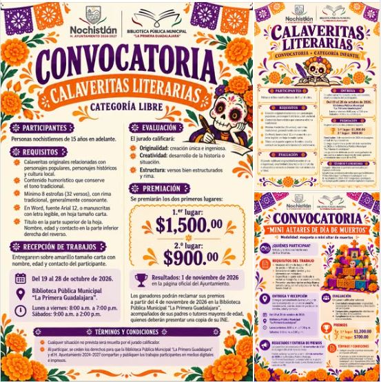 Convocatorias De Día De Muertos 2026