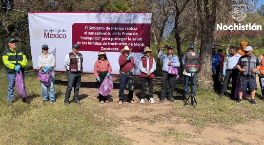 Juntos por una presa de Huisquilco más limpia