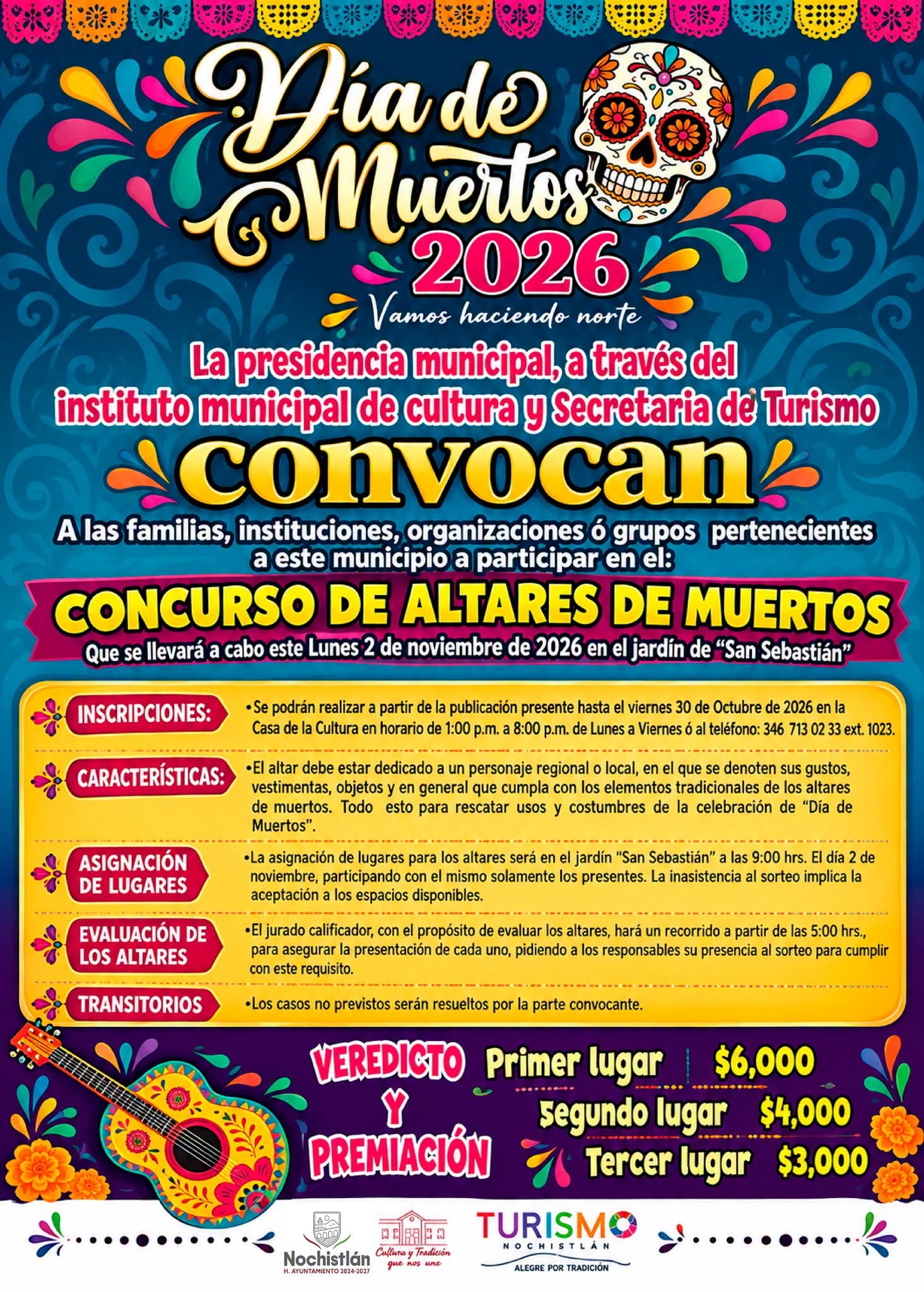 PARTICIPA EN EL CONCURSO DE ALTARES DE MUERTOS 2026